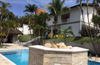 Chácara com 4 dormitórios à venda, 2800 m² por r$ 3.500.000,00 - condomínio parque da fazenda - itatiba/sp