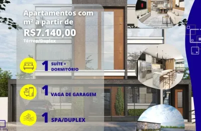 Apartamento 1 suíte + 1 dormitório bairro fazenda itajaí sc