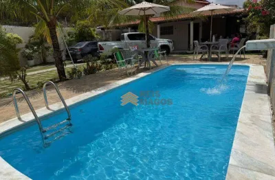 Casa com 3 dormitórios à venda, a 300m da beira mar - 400 m² por R$ 620.000 - Graçandu - Extremoz/RN