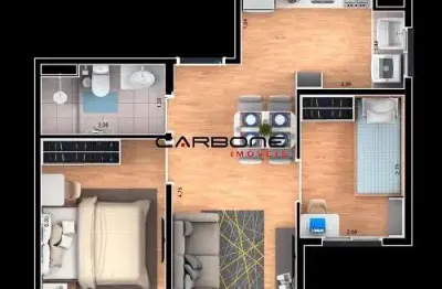 Apartamento com 2 quartos à venda na rua flora, brás, são paulo por r$ 370.000