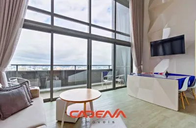 Apartamento duplex com 1 quarto e 1 vaga à venda no centro