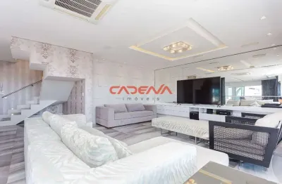 Cobertura duplex com 3 suítes e 3 vagas para aluguel no campo comprido