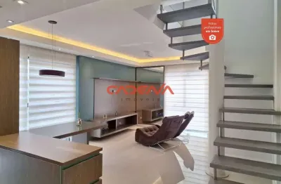 Apartamento duplex com 1 quarto e 2 vagas para aluguel no juvevê