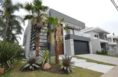 Casa em condomínio fechado com 4 quartos à venda na rua monte castelo, --, marechal rondon, canoas por r$ 4.300.000
