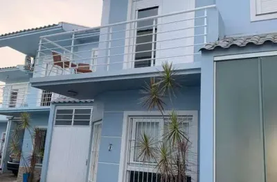Casa em condomínio fechado com 3 quartos à venda na rua doutor tancredo neves, --, fátima, canoas por r$ 399.000