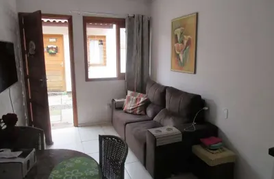 Casa em condomínio fechado com 2 quartos à venda na rua josé nelson p dos santos, --, olaria, canoas por r$ 190.000