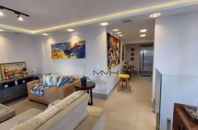 Cobertura com 2 dormitórios à venda, 293 m² por r$ 2.600.000,00 - ponta da praia - santos/sp