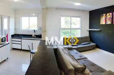 Apartamento com 2 dormitórios à venda, 60 m² por r$ 281.000,00 - vila voturuá - são vicente/sp