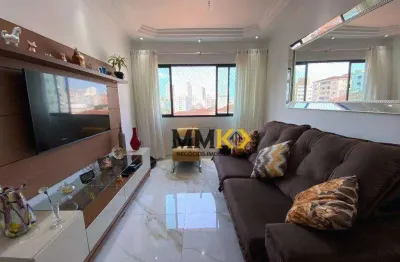 Apartamento com 2 dormitórios à venda, 112 m² por r$ 730.000,00 - campo grande - santos/sp