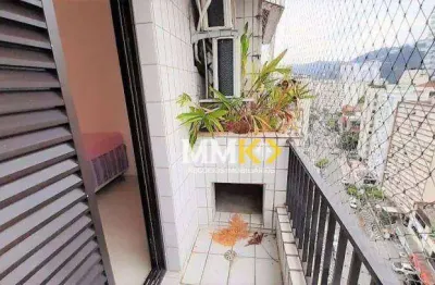 Cobertura com 3 dormitórios à venda, 300 m² no josé menino - santos/sp
