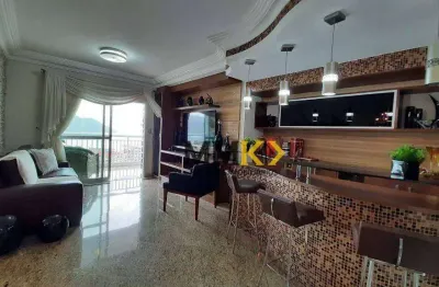 Apartamento garden com 4 dormitórios à venda, 240 m² na ponta da praia - santos/sp