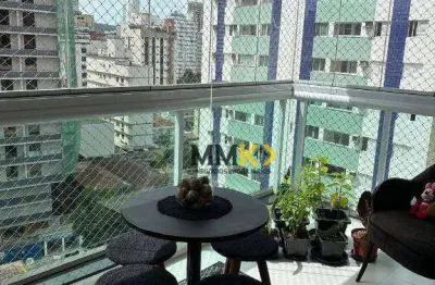 Apartamento com 3 dormitórios à venda, 102 m² por r$ 1.420.000,00 - aparecida - santos/sp