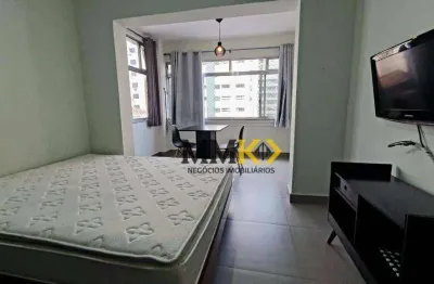 Apartamento com 1 dormitório à venda, 67 m² por r$ 470.000,00 - embaré - santos/sp