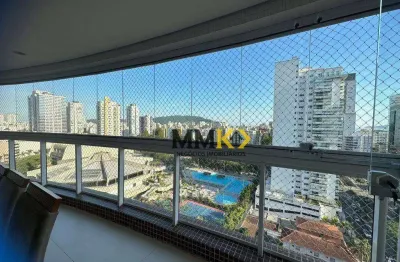 Apartamento com 3 dormitórios à venda, 165 m² por r$ 2.870.000,00 - embaré - santos/sp