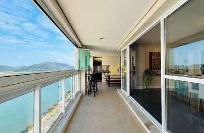 Apartamento de 3 suítes, vista mar e andar alto na ponta da praia!