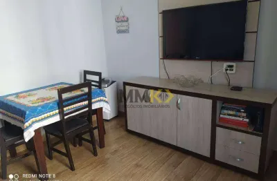 Apartamento com 1 dormitório, 37 m² - venda por r$ 240.000,00 ou aluguel por r$ 1.900,02/mês - itararé - são vicente/sp
