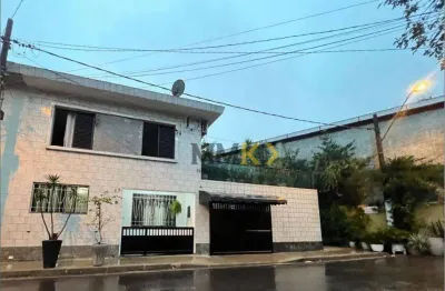 Sobrado com 3 dormitórios à venda, 168 m² no estuário - santos/sp
