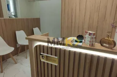 Sala comercial com 3 salas para alugar no Encruzilhada, Santos 