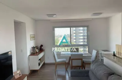 Apartamento com 2 dormitórios à venda, 70 m² - jardim - santo andré/sp