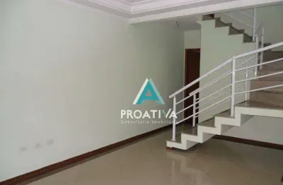 Sobrado com 3 dormitórios para alugar, 140 m² por r$ 4.700,01 - jardim - santo andré/sp