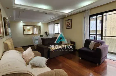 Apartamento com 4 dormitórios à venda, 145 m² por r$ 961.000,00 - centro - santo andré/sp