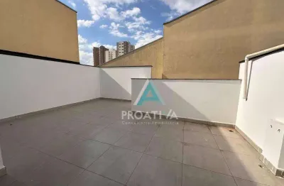 Cobertura com 2 quartos, sendo 1 suíte à venda, 100 m² por r$ 620.000,00 - campestre - santo andré/sp.