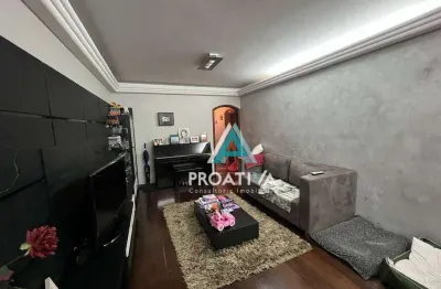 Sobrado com 3 dormitórios à venda, 220 m² - campestre - santo andré/sp