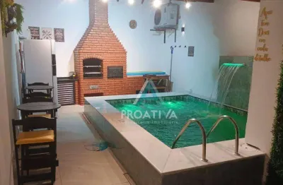 Sobrado com 3 dormitórios à venda, 309 m² por r$ 2.300.000,00 - jardim santo antônio - santo andré/sp