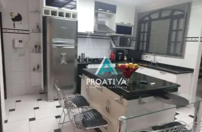 Sobrado com 3 dormitórios à venda, 360 m² - vila curuçá - santo andré/sp
