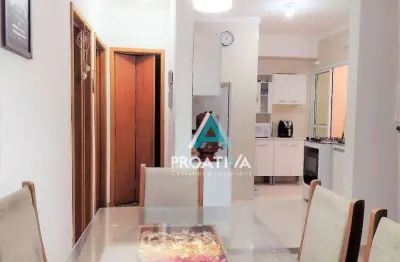 Apartamento com 2 dormitórios à venda, 62 m²  - jardim progresso - santo andré/sp