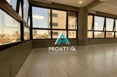 Apartamento com 3 dormitórios para alugar, 190 m² por r$ 19.350,00/mês - jardim - santo andré/sp