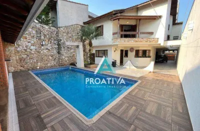 Sobrado com 4 dormitórios, 495 m² - venda por r$ 3.000.000,09 ou aluguel por r$ 23.461,01/mês - campestre - santo andré/sp