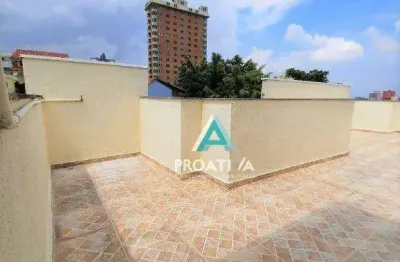 Cobertura com 2 dormitórios à venda, 84 m²  - parque das nações - santo andré/sp