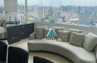 Cobertura com 3 dormitórios à venda, 227 m² - centro - santo andré/sp