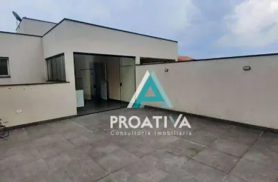 Cobertura para alugar, 140 m² por R$ 3.827,00/mês - Campestre - Santo André/SP