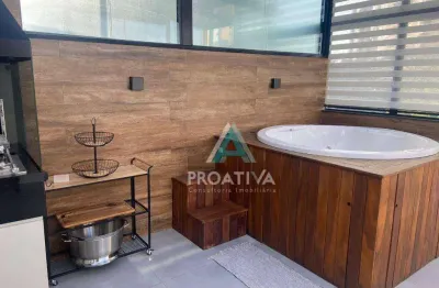 Cobertura com 2 dormitórios à venda, 94 m² - jardim - santo andré/sp