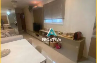 Cobertura com 2 dormitórios à venda, 104 m² - vila guarani - santo andré/sp