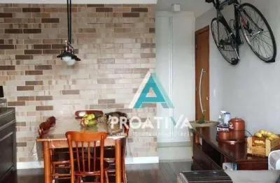 Apartamento com 3 dormitórios à venda, 68 m² - vila homero thon - santo andré/sp