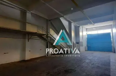 Galpão para alugar, 279 m² por r$ 9.817,51 - utinga - santo andré/sp