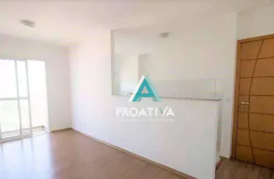 Apartamento com 2 dormitórios à venda, 50 m² - utinga - santo andré/sp