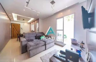 Apartamento com 2 dormitórios, 98 m² - venda por R$ 535.000,00 ou aluguel por R$ 4.012,00/mês - Vila Alzira - Santo André/SP