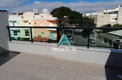 Cobertura com 2 dormitórios à venda, 86 m² por r$ 589.000,00 - paraíso - santo andré/sp