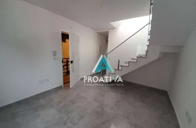 Cobertura com 2 dormitórios à venda, 95 m² por r$ 579.000,00 - paraíso - santo andré/sp
