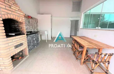 Cobertura com 3 dormitórios à venda, 150 m² - jardim do carmo - santo andré/sp