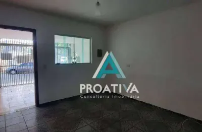 Sobrado com 3 dormitórios para alugar, 100 m² por R$ 2.618,00/mês - Vila Camilópolis - Santo André/SP