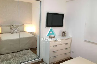 Apartamento com 3 dormitórios à venda, 86 m² - vila alzira - santo andré/sp