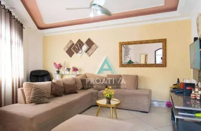 Sobrado com 3 quartos, sendo 1 suíte à venda, 185 m² por r$ 851.000,00 parque erasmo assunção - santo andré/sp.