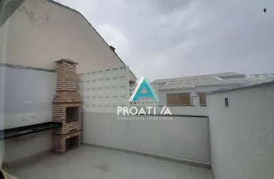 Cobertura à venda, 88 m² por r$ 500.000,01 - parque das nações - santo andré/sp