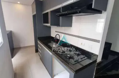 Cobertura com 2 dormitórios à venda, 88 m²  - jardim utinga - santo andré/sp