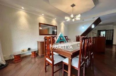 Sobrado com 4 dormitórios à venda, 332 m² - campestre - santo andré/sp